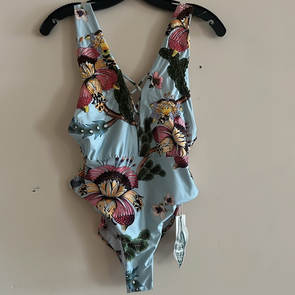 Agua Bendita Becca Varenna Reversible 1Pc Swimsuit Size XL - Picture 7 of 14